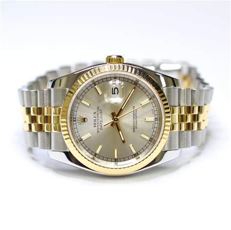 rolex date just 18k|rolex datejust 18k gold 36mm.